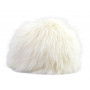 Pom Pom Rabbit Fur White 90 mm