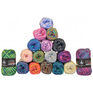 Mayflower Cotton 8/4 17 Ball Colour Pack 17 colours Printyarn