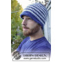 Daniel by DROPS Design - Crochet Hat for Men Pattern size 3 years - XL