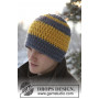 Kalle by DROPS Design - Crochet Hat with Stripes Pattern size 3 years - Adult