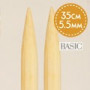 Drops Basic Single Pointed Knitting Needles Birch 35cm 5.50mm / 13.8in US9