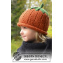 Sweet Pumpkin by DROPS Design - Knitted Pumpkin Hat for Halloween Pattern size 0 months - 8 years