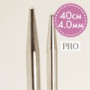 Drops Pro Fixed Circular Knitting Needles Brass 40cm 4.00mm / 15.7in US6
