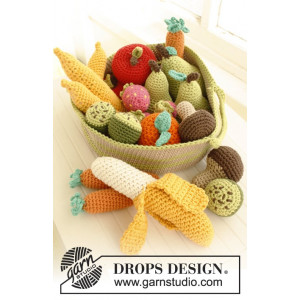 Tutti frutti by DROPS Design - Crochet Vegetables and Fruits Pattern