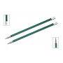 KnitPro Royalé Single Pointed Knitting Needles Birch 25cm 10.00mm / 9.8in US15 Aquamarine