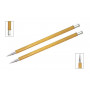 KnitPro Royalé Single Pointed Knitting Needles Birch 25cm 12.00mm / 9.8in US17 Yellow Topaz