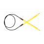 KnitPro Trendz Circular Knitting Needles Acrylic 100cm 6.00mm / 39.4in US10 Yellow