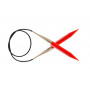KnitPro Trendz Circular Knitting Needles Acrylic 100cm 12.00mm / 39.4in US17 Red