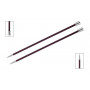 KnitPro Zing Single Pointed Knitting Needles Aluminium 25cm 6.00mm / 9.8in US10 Purple Velvet