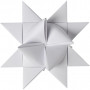 Paper Star Strips White 73cm 25mm Diameter 11.5cm - 100 pcs
