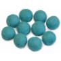 Felt Balls 10mm Turquoise C2 - 10 pcs.