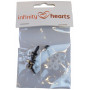 Infinity Hearts Safety Eyes Transparent 10mm - 5 pcs