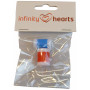 Infinity Hearts Row Counter Ass. colours - 2 sizes