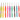 Infinity Hearts Rainbow 2 Crochet Hooks Set 13.5cm 2-6mm 9 sizes