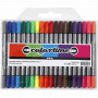 Colortime Double Ended Markers Ass. colours - 20 pcs