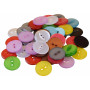 Infinity Hearts Buttons Acrylic Ass. colours 19mm - 50 pcs