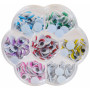 Infinity Hearts Storage Box with Googly Moving Glue-on Eyes Ass. colours 10mm - 200 pcs
