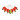 KnitPro Zooni Beaded Stitch Markers Orange Lily - 7 pcs