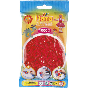 Hama Beads Midi 207-05 Red - 1000 pcs