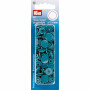 Prym Color Snaps Non-Sew Press Fasteners Plastic Round Dark Turquoise 12.4mm - 30 pcs