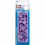 Prym Color Snaps Non-Sew Press Fasteners Plastic Round Lavender 12.4mm - 30 pcs