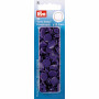 Prym Color Snaps Non-Sew Press Fasteners Plastic Round Violet 12.4mm - 30 pcs