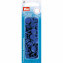 Prym Color Snaps Non-Sew Press Fasteners Plastic Round Blue 12.4mm - 30 pcs