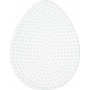 Hama Midi Pegboard Egg White 12.5x9.5cm - 1 pcs
