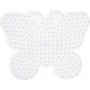 Hama Midi Pegboard Butterfly White 10.5x8cm - 1 pcs