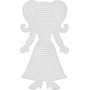 Hama Midi Pegboard Teenage Girl White 22,5x12,5cm - 1 pcs
