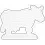 Hama Midi Pegboard Cow White 14x11cm - 1 pcs