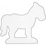 Hama Midi Pegboard Horse White 15x13.5cm - 1 pcs