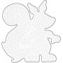 Hama Midi Pegboard Squirrel White 13x12cm - 1 pcs