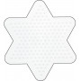 Hama Midi Pegboard Star Small White 10x9cm - 1 pcs