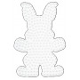 Hama Midi Pegboard Rabbit White 12.5x9cm - 1 pcs