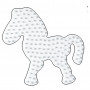Hama Midi Pegboard Pony White 9,5x8,5cm - 1 pcs