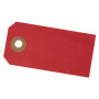 Paper Line Manilla Labels Red 4x8cm - 10 pcs