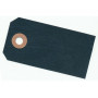Paper Line Manilla Labels Black 4x8cm - 10 pcs