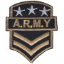 Iron On Mending Army A.R.M.Y 7x6cm - 1 pcs