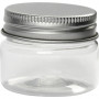 Jar Plastic 35ml 3.5x4.5cm - 10 pcs