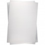 Shrink Plastic Sheet Mat White 20x30cm - 10 sheets