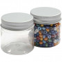Jar Plastic 50ml 4.5x4.4cm - 10 pcs