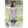 Morgan's Daughter by DROPS Design - Knitted Jumper in Cable Pattern size S - XXXL