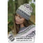 Telemark Hat by DROPS Design - Knitted Hat with Norwegian Pattern size S/M