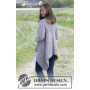 Norfolk by DROPS Design - Knitted Sideways Jacket Pattern size S - XXXL