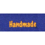 Label double-sided Handmade Navy Blue