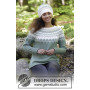 Perles du Nord by DROPS Design - Knitted Jumper and Hat in Norwegian Pattern size S - XXXL
