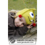 Eye Smile by DROPS Design - Knitted Monster Hat with Antennas, eyes and Mouth Pattern size 1 months - 4 years