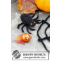 Webster by DROPS Design - Crochet Spider Web for Decoration Halloween Pattern
