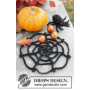 Webster by DROPS Design - Crochet Spider Web for Decoration Halloween Pattern